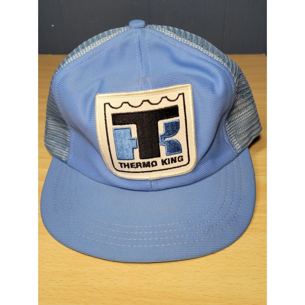 Vintage USA MADE Thermo King Patch Trucker Hat Snapback Dad Cap